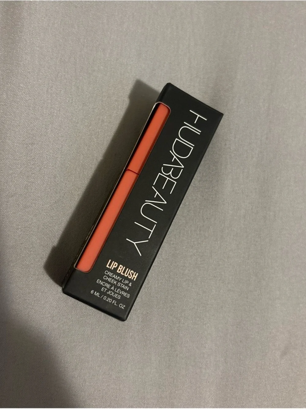 HUDA BEAUTY Lip Blush Creamy Lip & Cheek Tint — Coral Orange